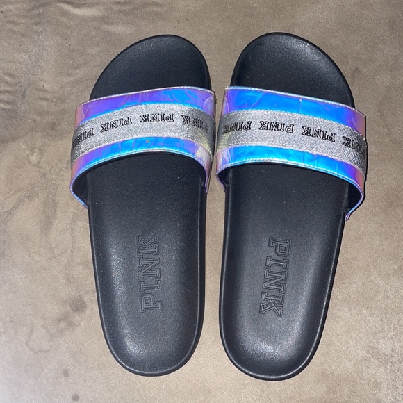 Silver large slides from Pink - Picture 2 of 4